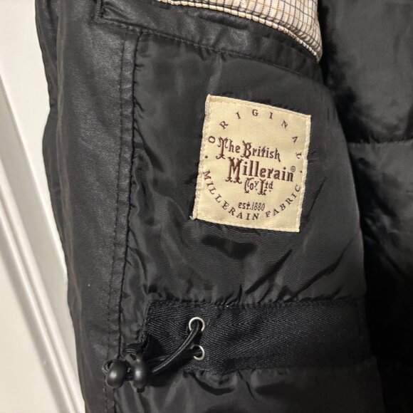 J Lindeberg Black British Millerain Waxed Cotton Field Jacket - Medium (Barbour) - Picture 12 of 13